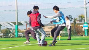 保健体育・体育実技「フットサル」FEEL スポーツパーク KASHIHARA・木枯らしの奈良大和路2023-130