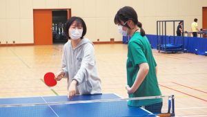 七夕の保健体育・体育実技「卓球」2023-323